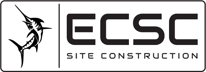 Emerald Coast Site Construction logo in black